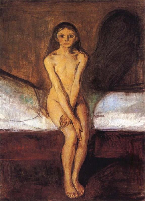 Edvard Munch Puberty china oil painting image